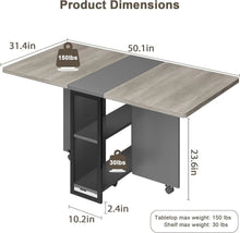 Load image into Gallery viewer, Space Saving Folding Dining Table
