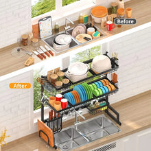 Load image into Gallery viewer, Over Sink Dish Drying Rack
