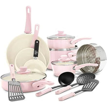 Load image into Gallery viewer, Soft Grip Ceramic 16 Piece Kitchen Cookware
