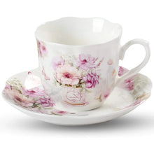 Load image into Gallery viewer, Tea Cups and Saucers Set of 6
